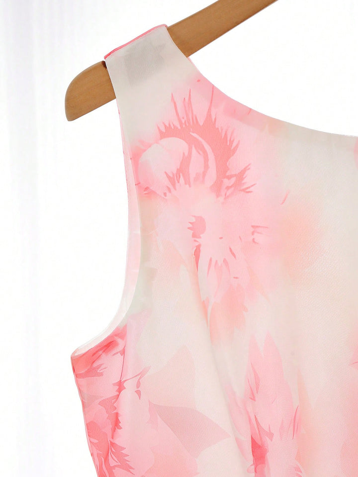 Rochie midi SHEIN, roz