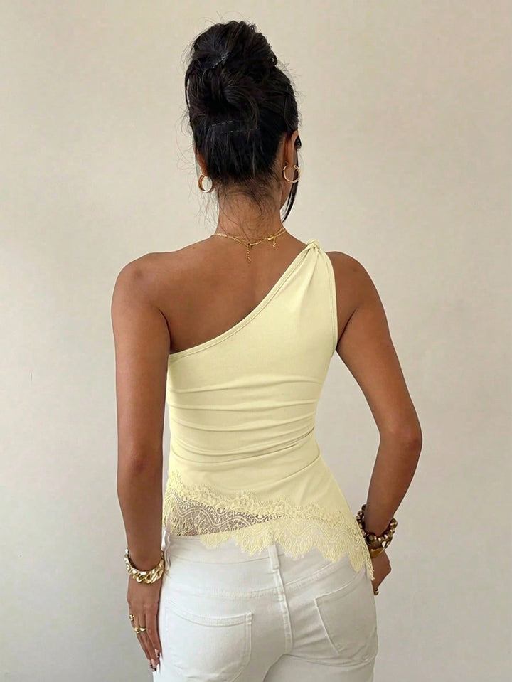 Top SHEIN, galben