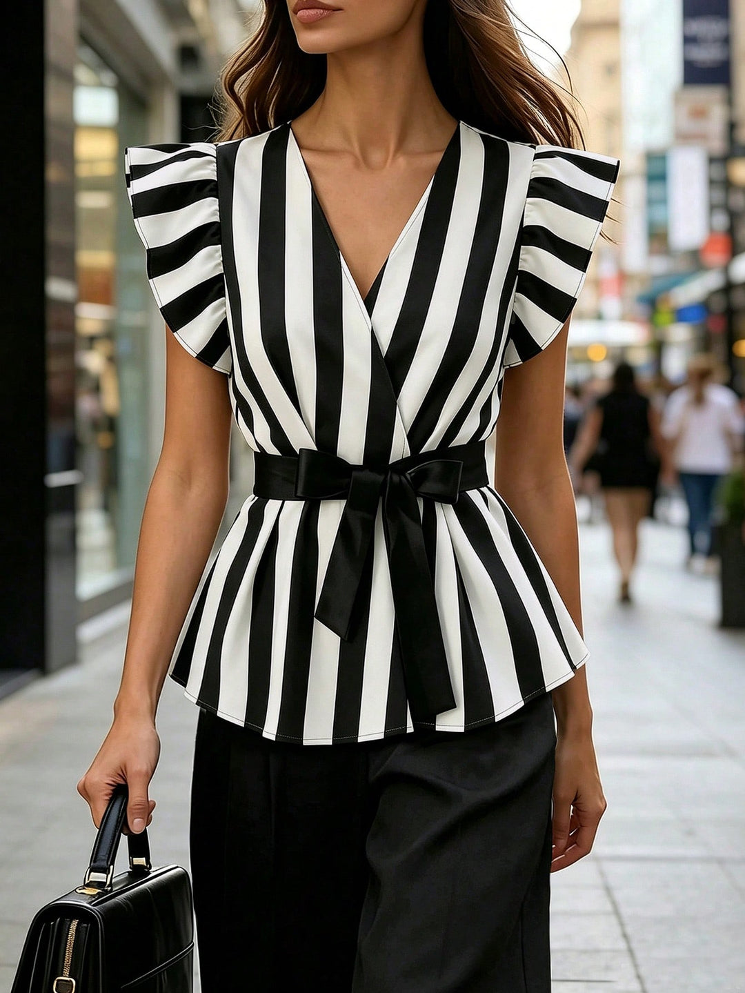 Top SHEIN, negru