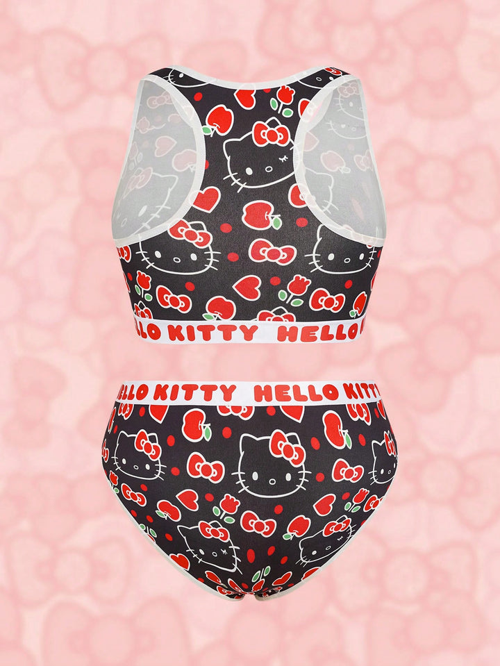 Set sutien și chilot SHEIN, negru