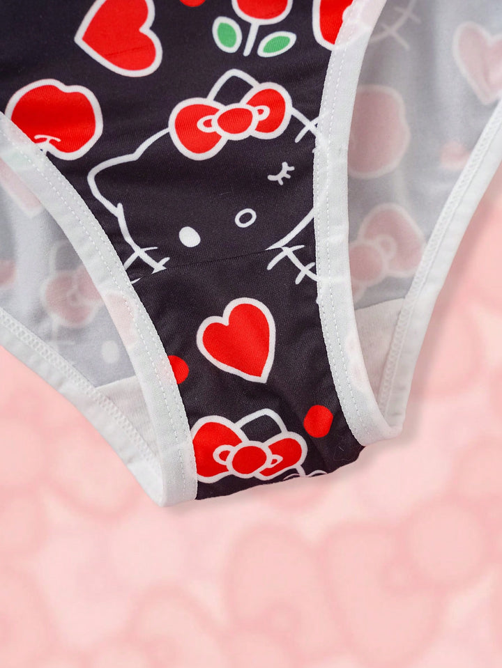 Set sutien și chilot SHEIN, negru