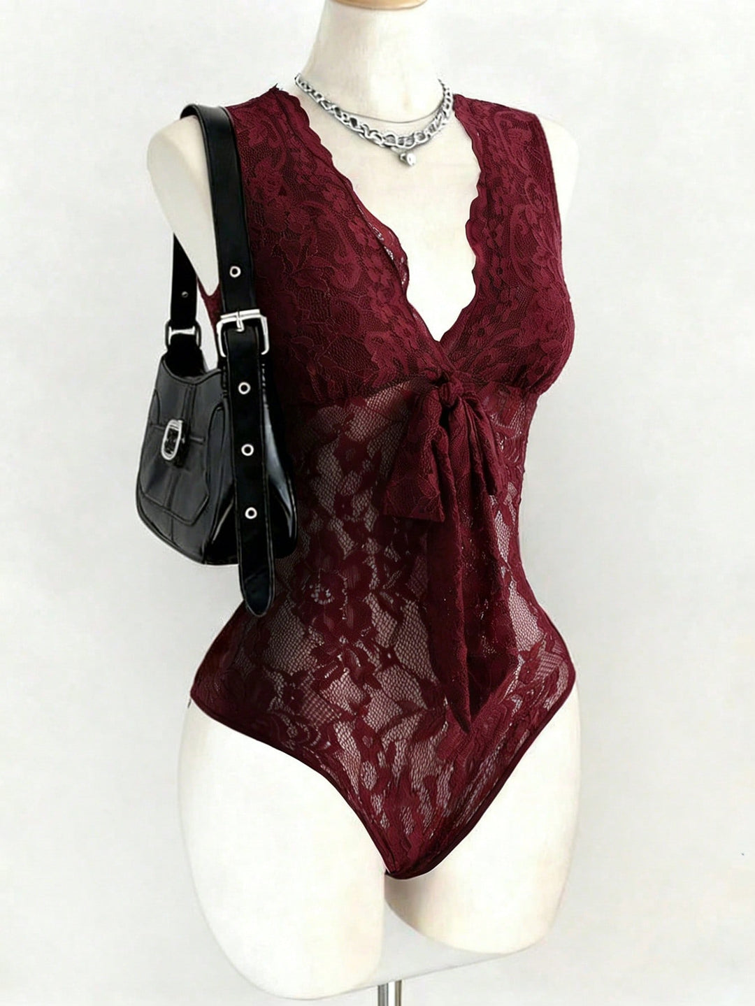 Body SHEIN, vișiniu