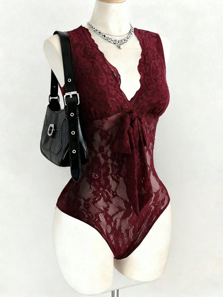 Body SHEIN, vișiniu
