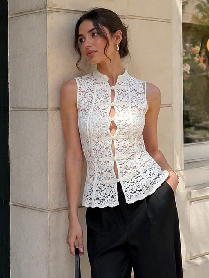 Top SHEIN, alb