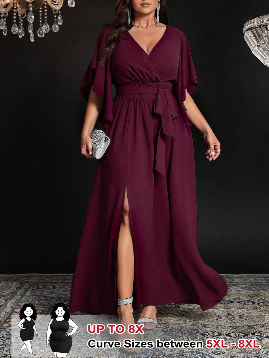 Rochie maxi SHEIN, vișiniu
