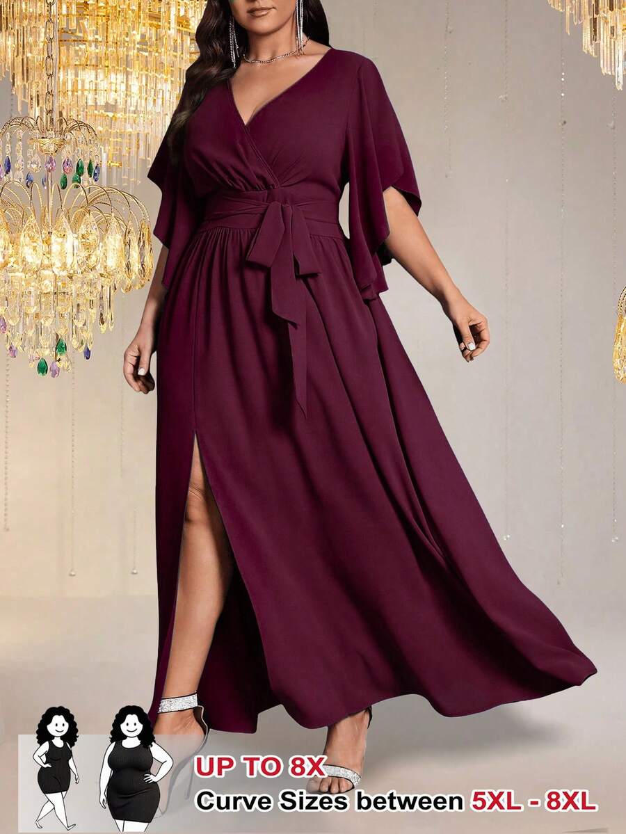 Rochie maxi SHEIN, vișiniu