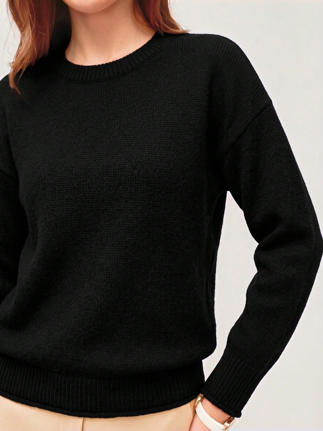 Pulover SHEIN, negru