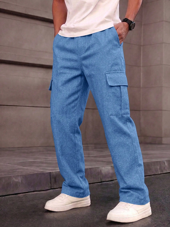 Pantaloni SHEIN, albastru
