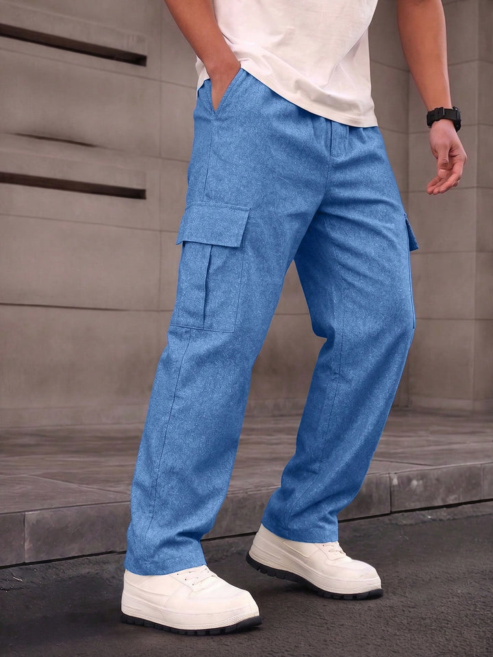 Pantaloni SHEIN, albastru