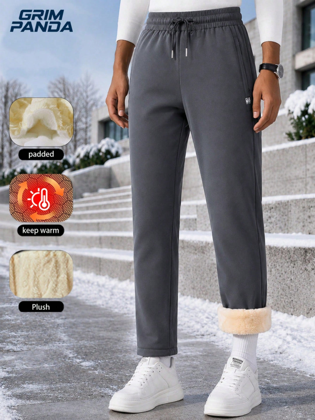 Pantaloni SHEIN, gri