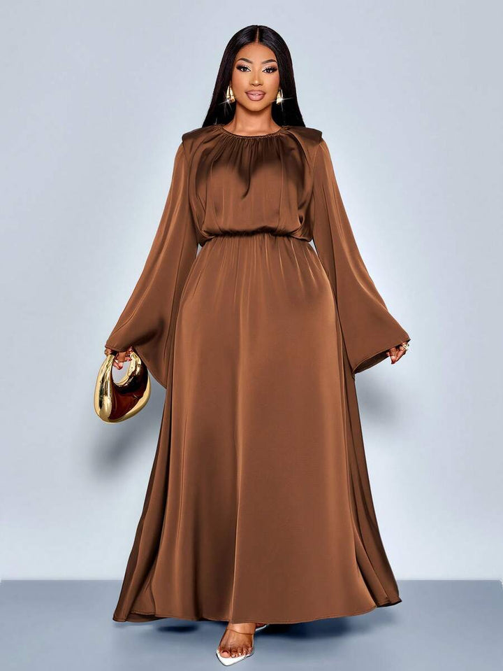 Rochie maxi SHEIN, maro