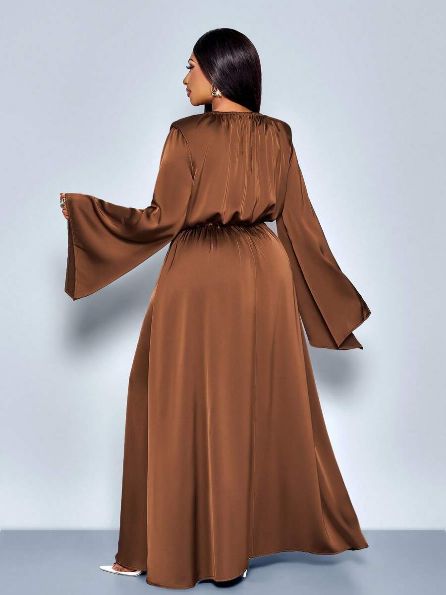 Rochie maxi SHEIN, maro