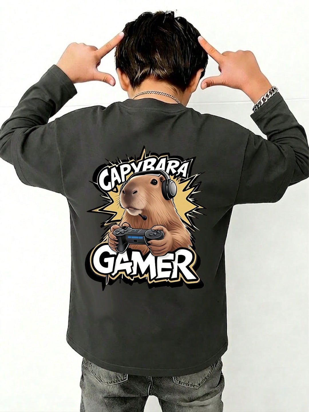 Tricou SHEIN, gri