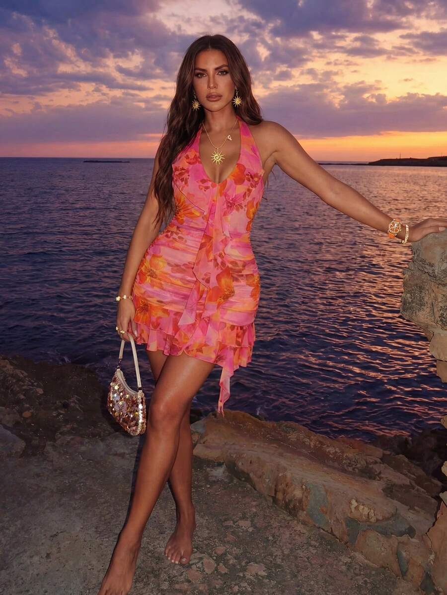 Rochie mini SHEIN, mix culori