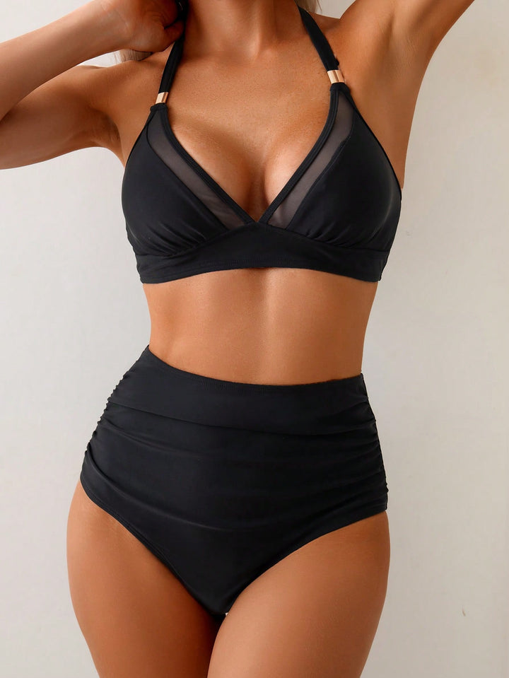 Set bikini SHEIN, negru