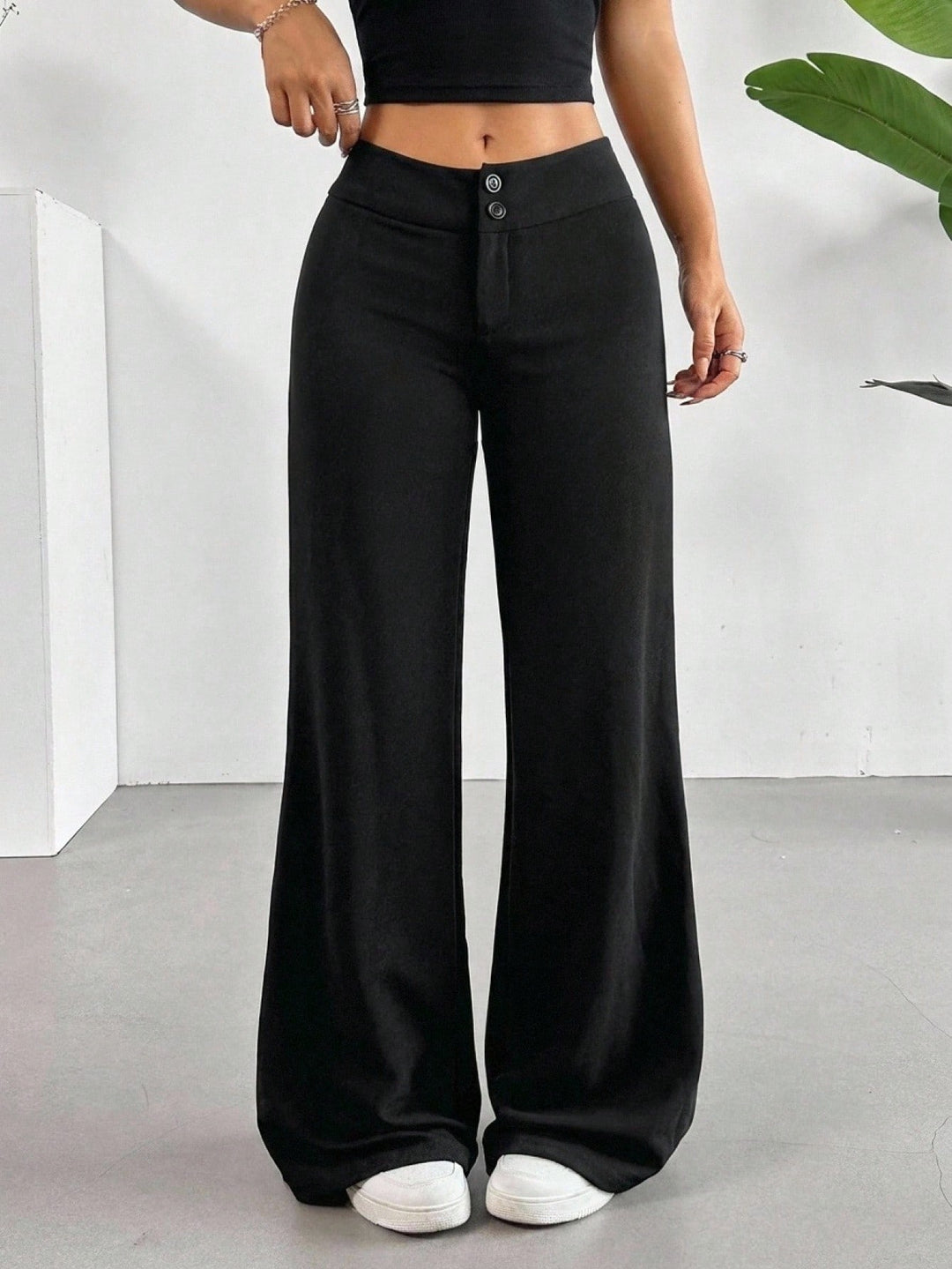 Pantaloni SHEIN, negru