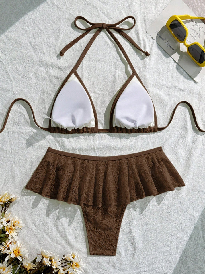 Set bikini SHEIN, maro