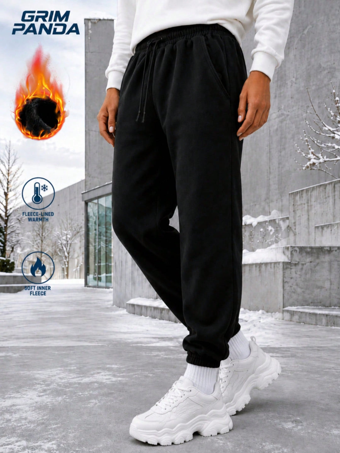 Pantaloni SHEIN, negru