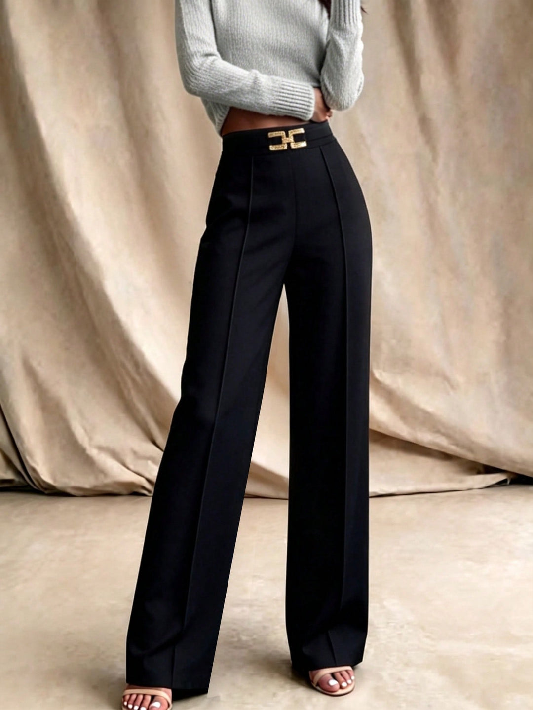 Pantaloni SHEIN, negru