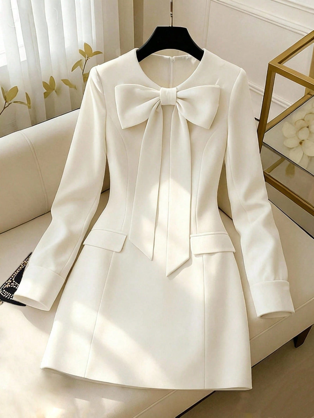 Rochie scurtă SHEIN, alb