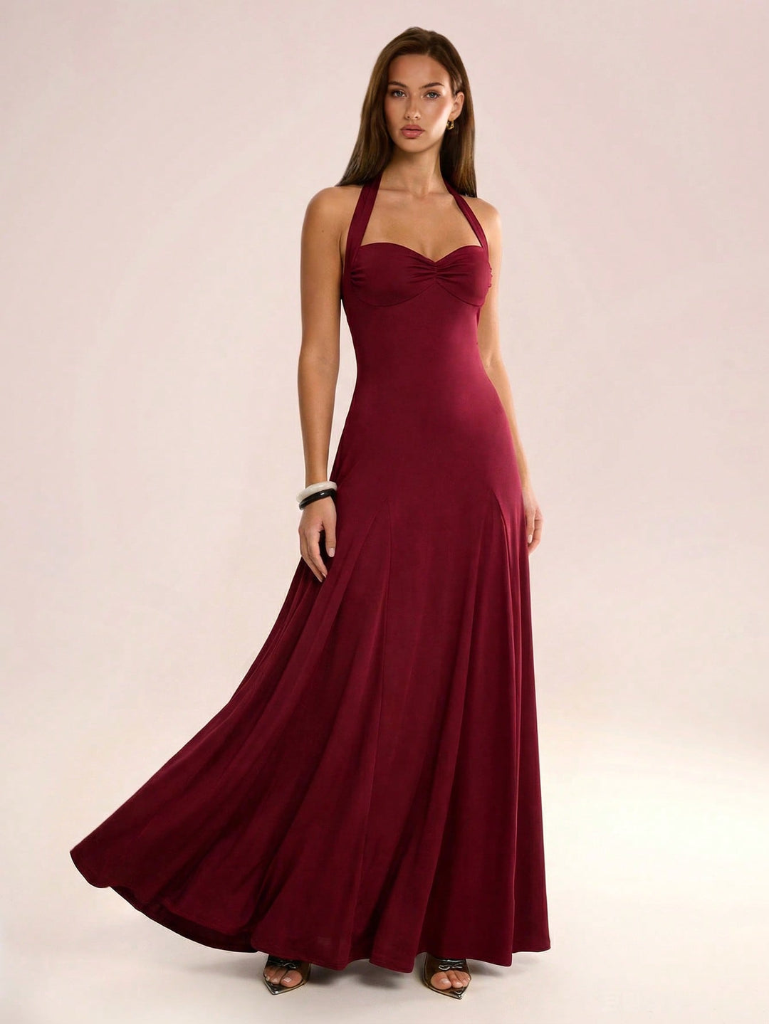 Rochie maxi SHEIN, vișiniu