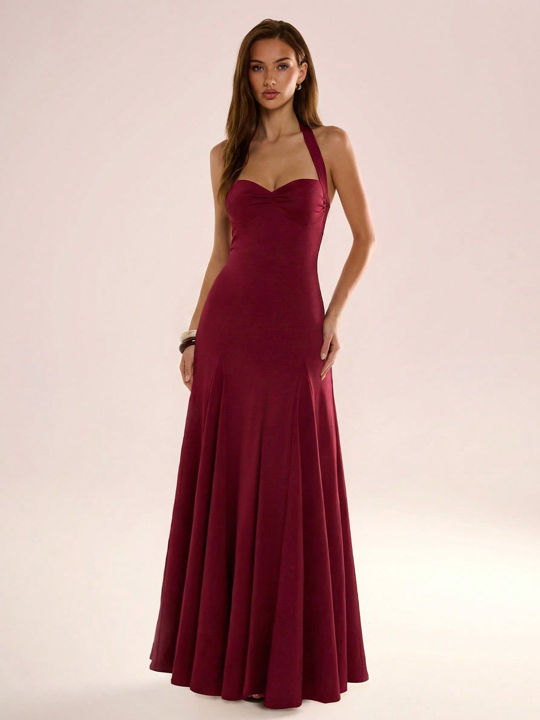 Rochie maxi SHEIN, vișiniu