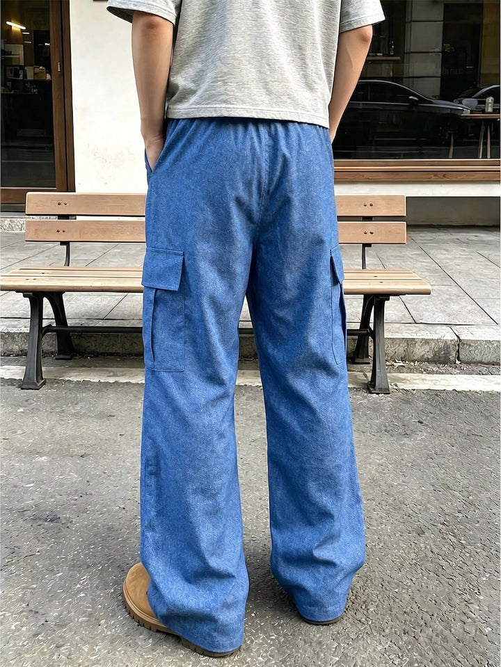 Pantaloni SHEIN, albastru