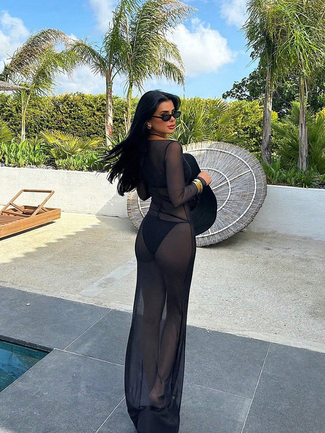Rochie maxi SHEIN, negru