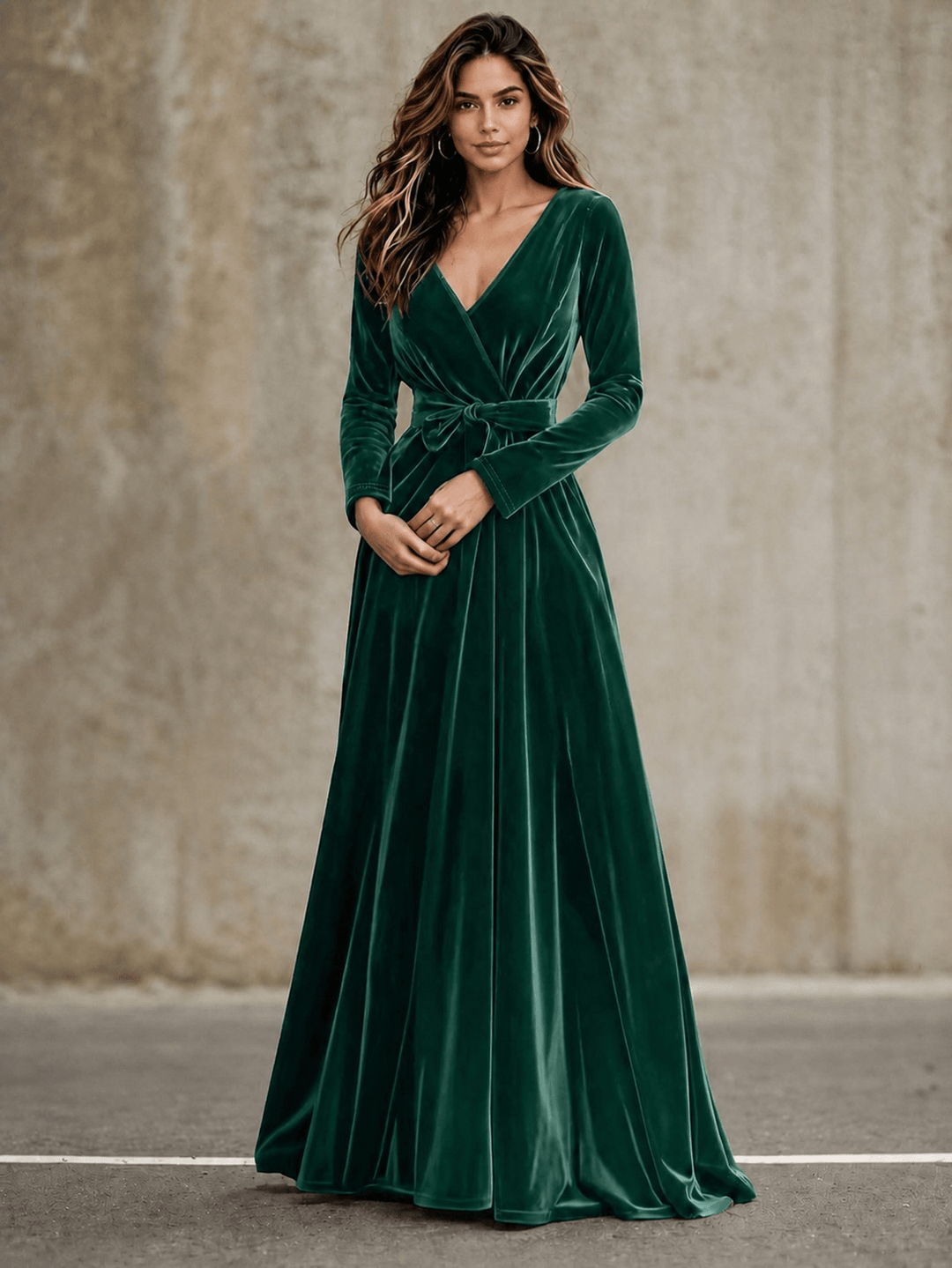 Rochie maxi SHEIN, verde