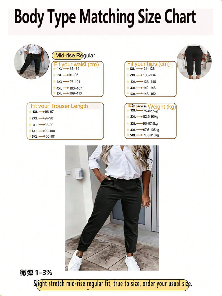 Pantaloni SHEIN, negru