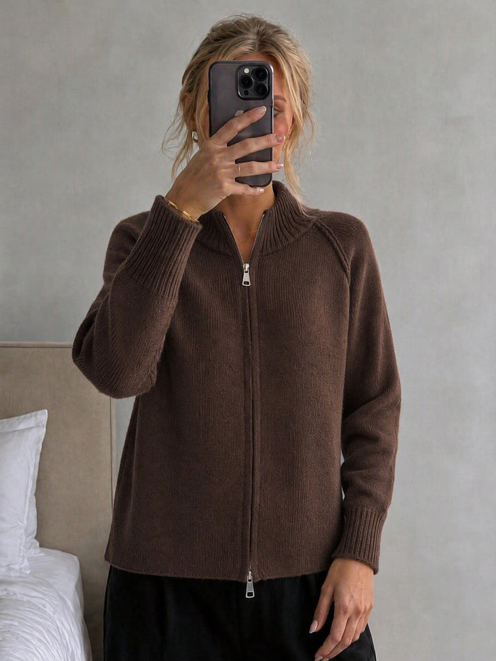 Cardigan SHEIN, maro