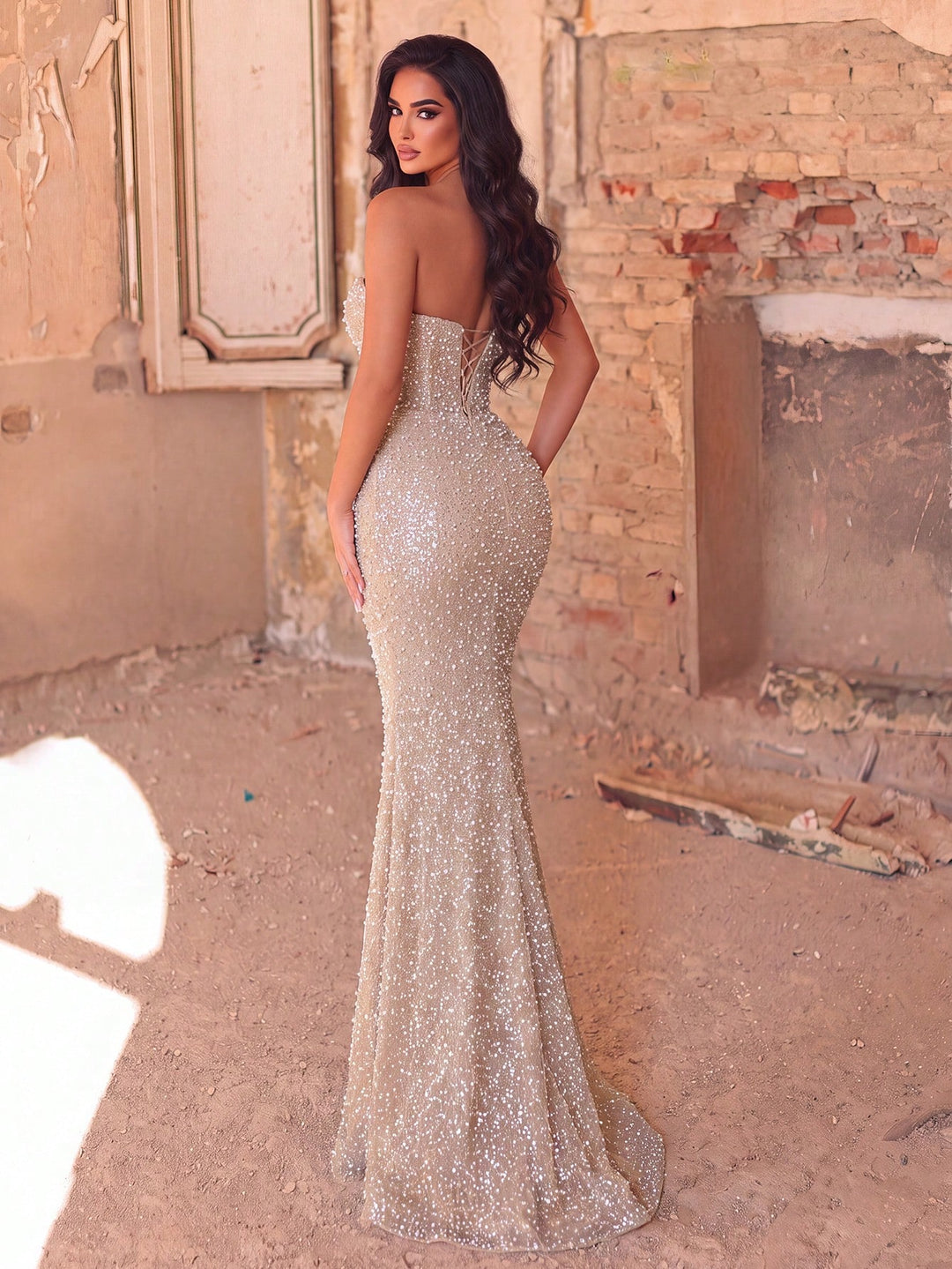 Rochie SHEIN, auriu