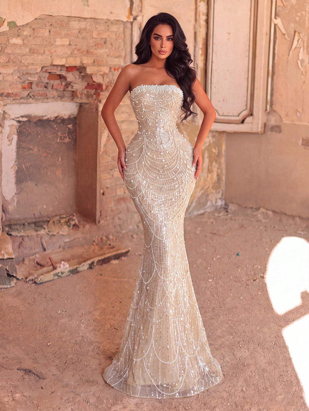 Rochie SHEIN, auriu