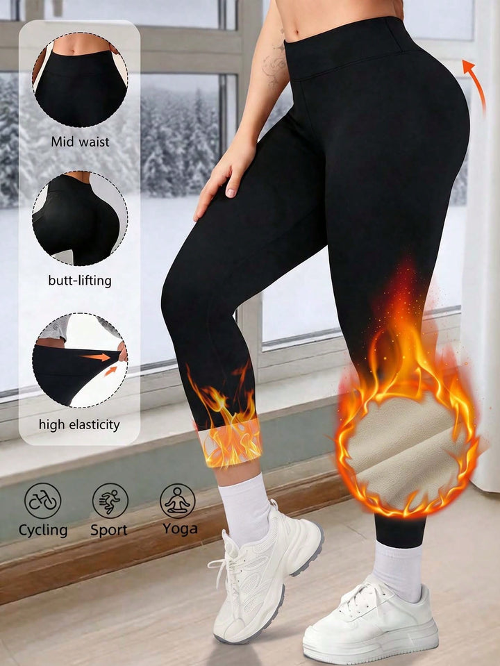 Leggings SHEIN, fekete