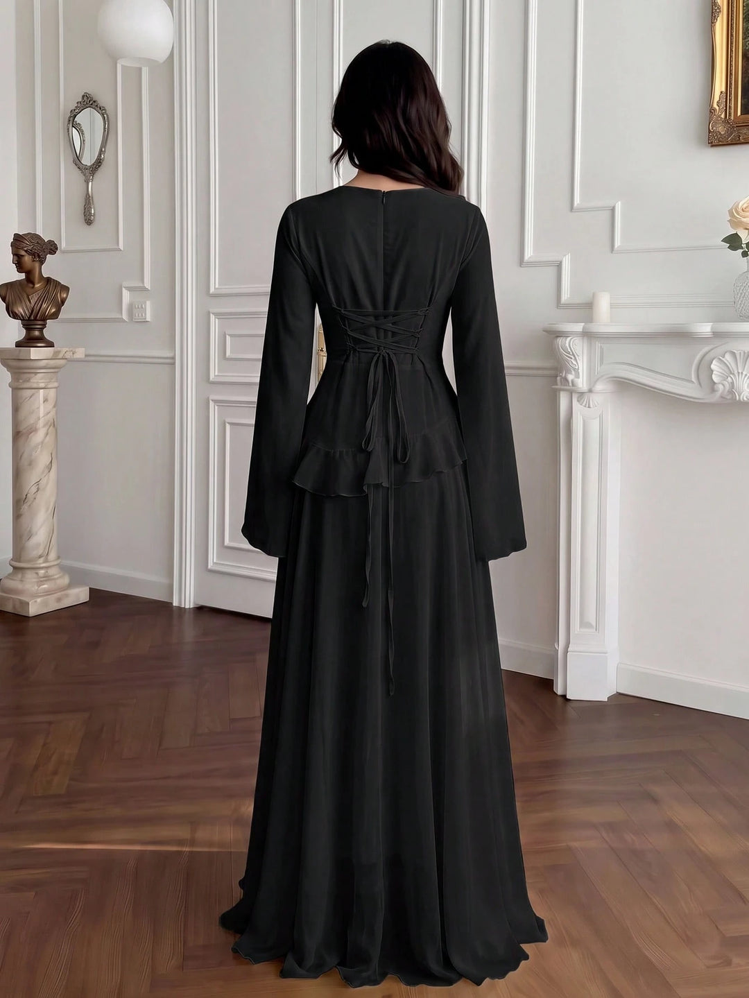 Rochie maxi SHEIN, negru