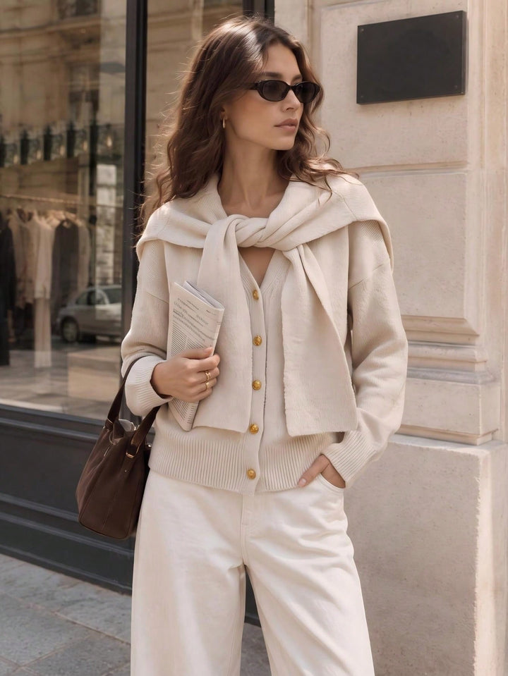 Cardigan SHEIN, bej