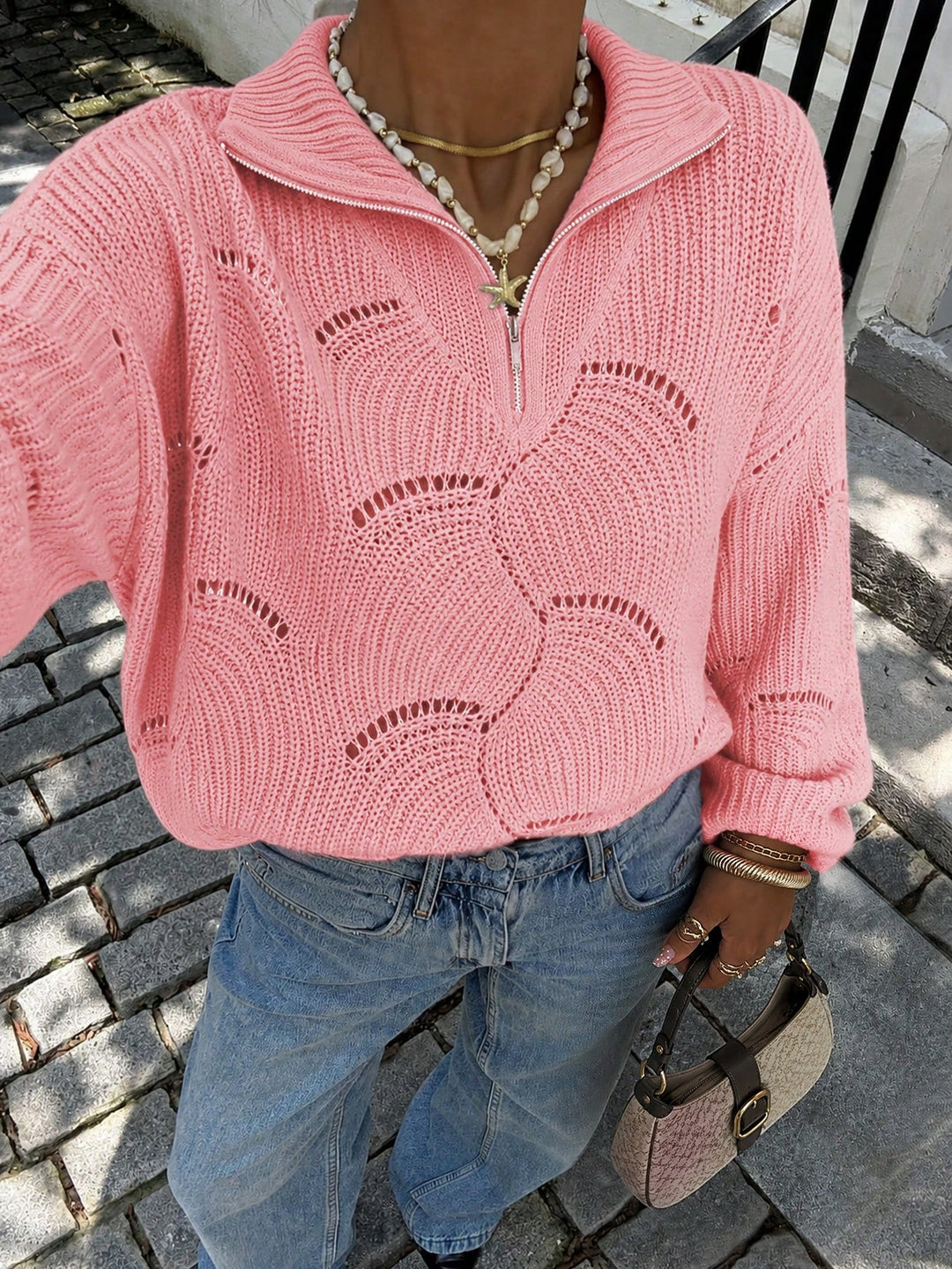 Pulover SHEIN, roz