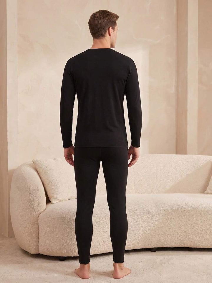 Compleu pijamale SHEIN, negru