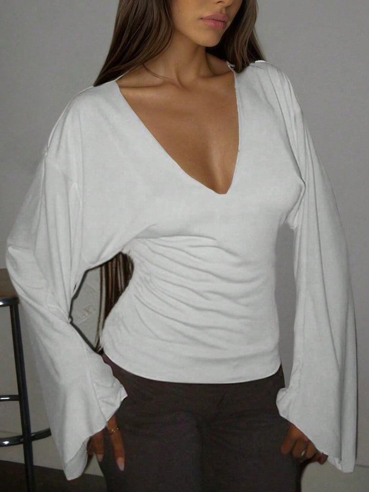 Top SHEIN, alb