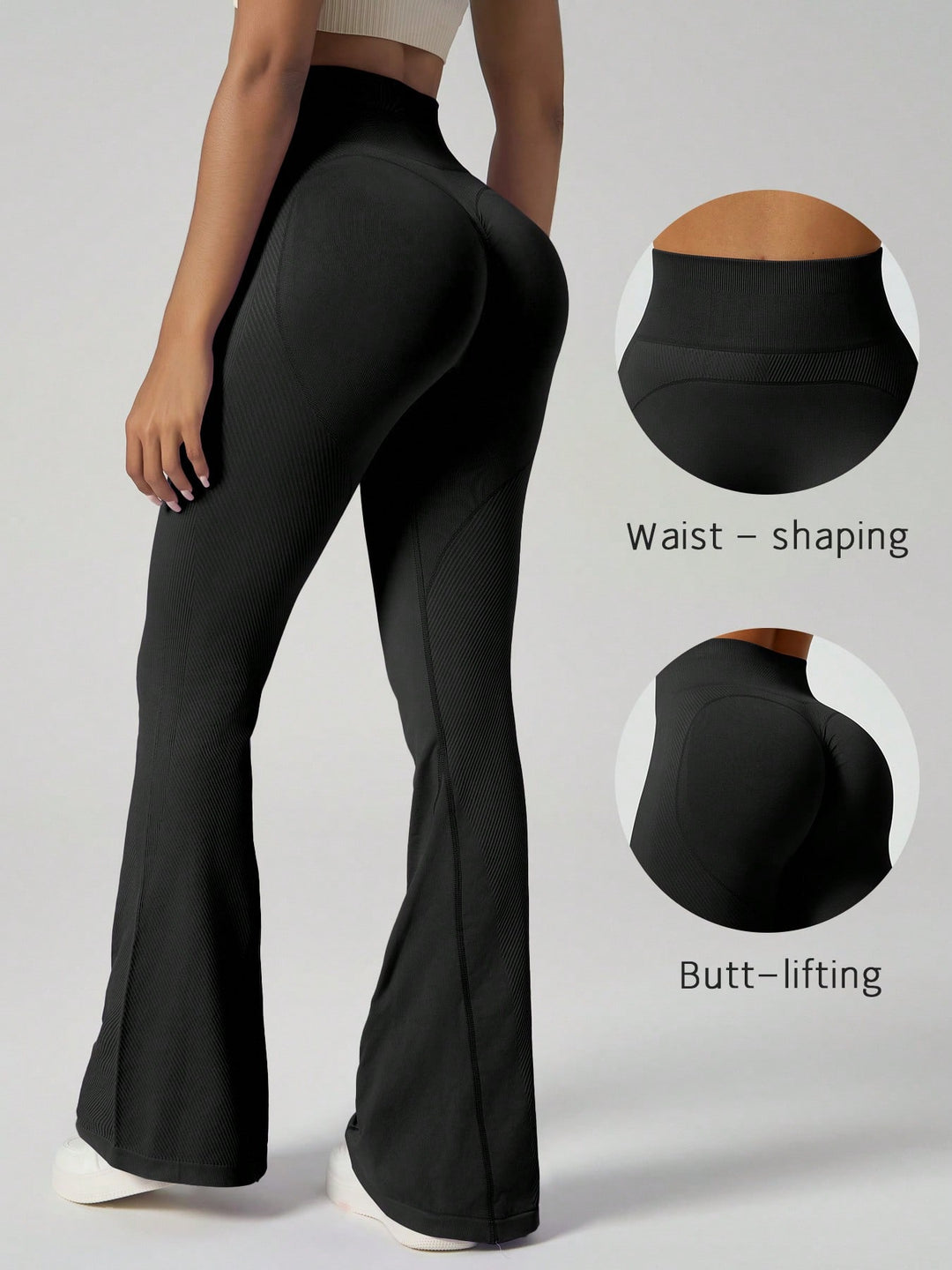 Pantaloni SHEIN, negru