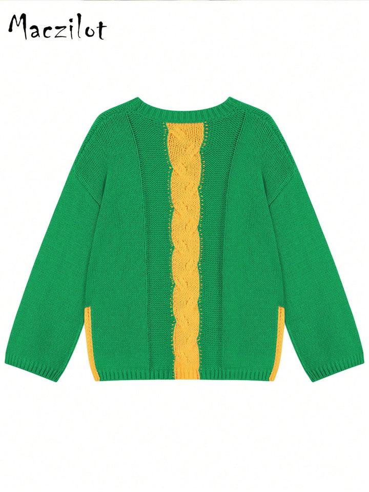 Pulover SHEIN, verde