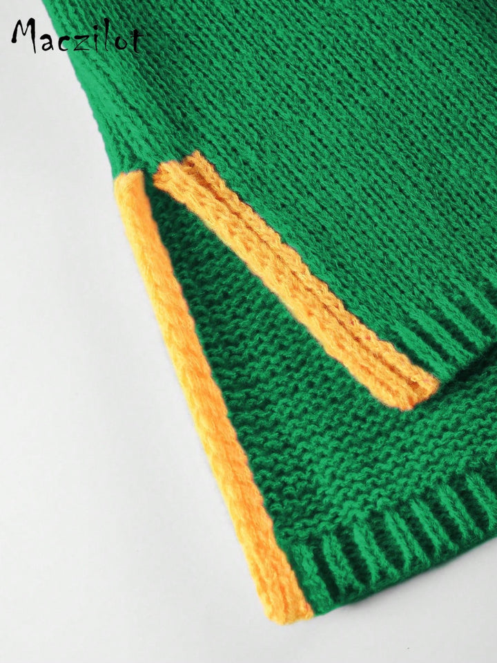 Pulover SHEIN, verde