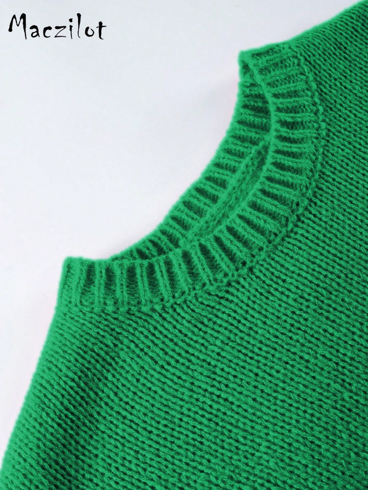Pulover SHEIN, verde
