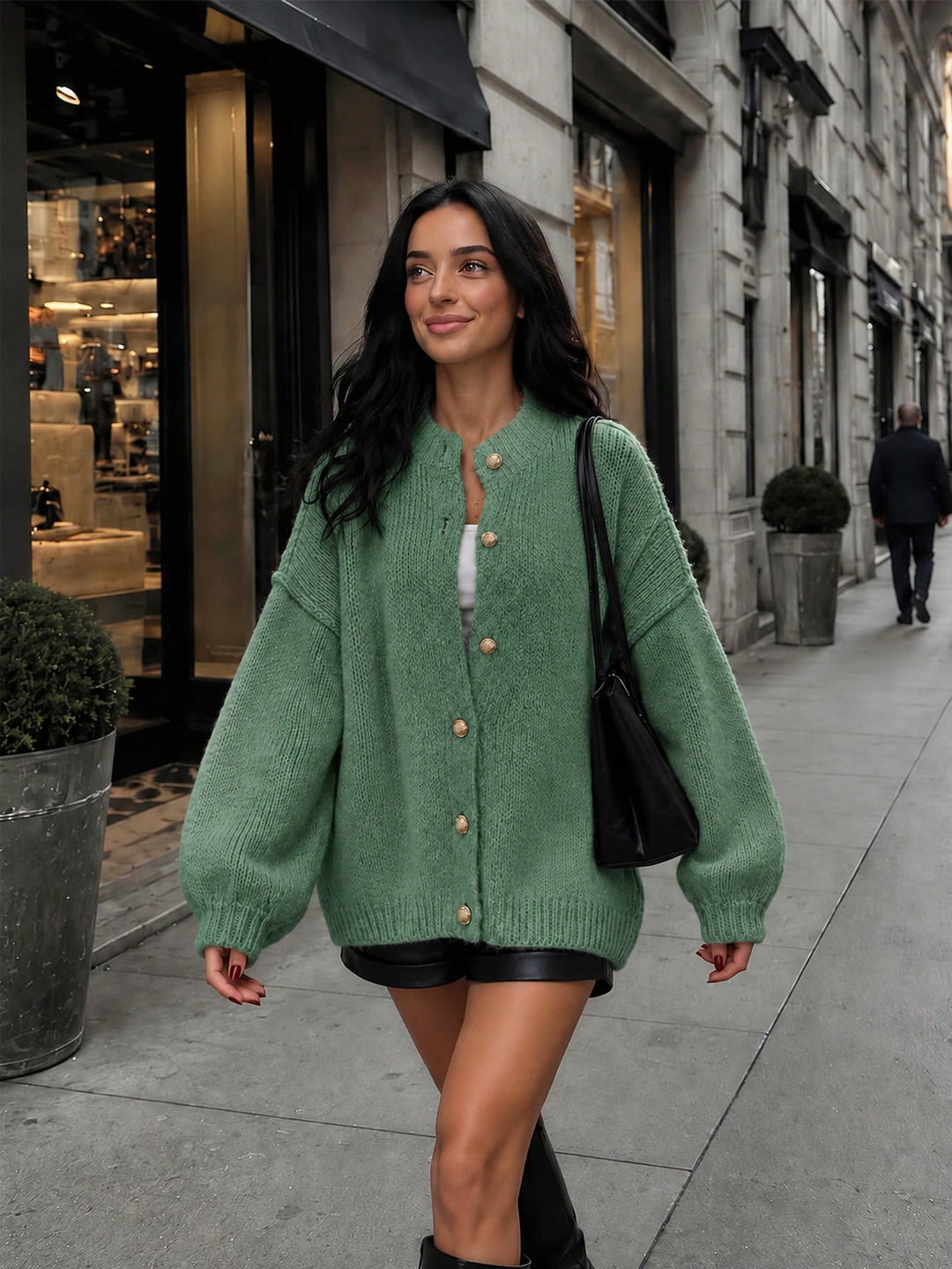 Cardigan SHEIN, verde