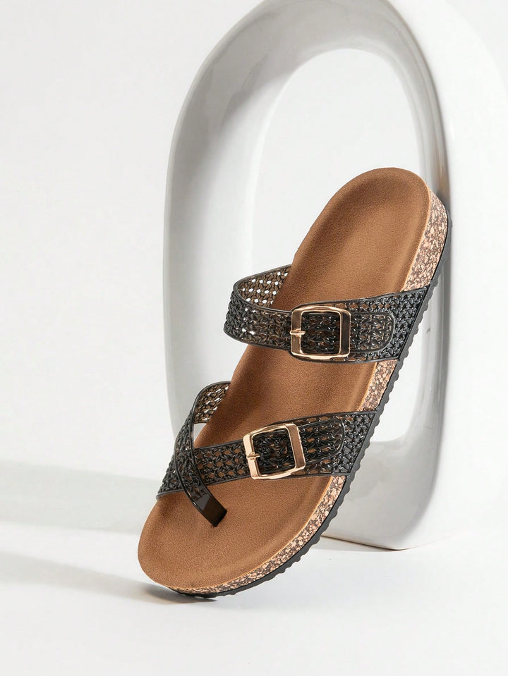 Sandale SHEIN, negru