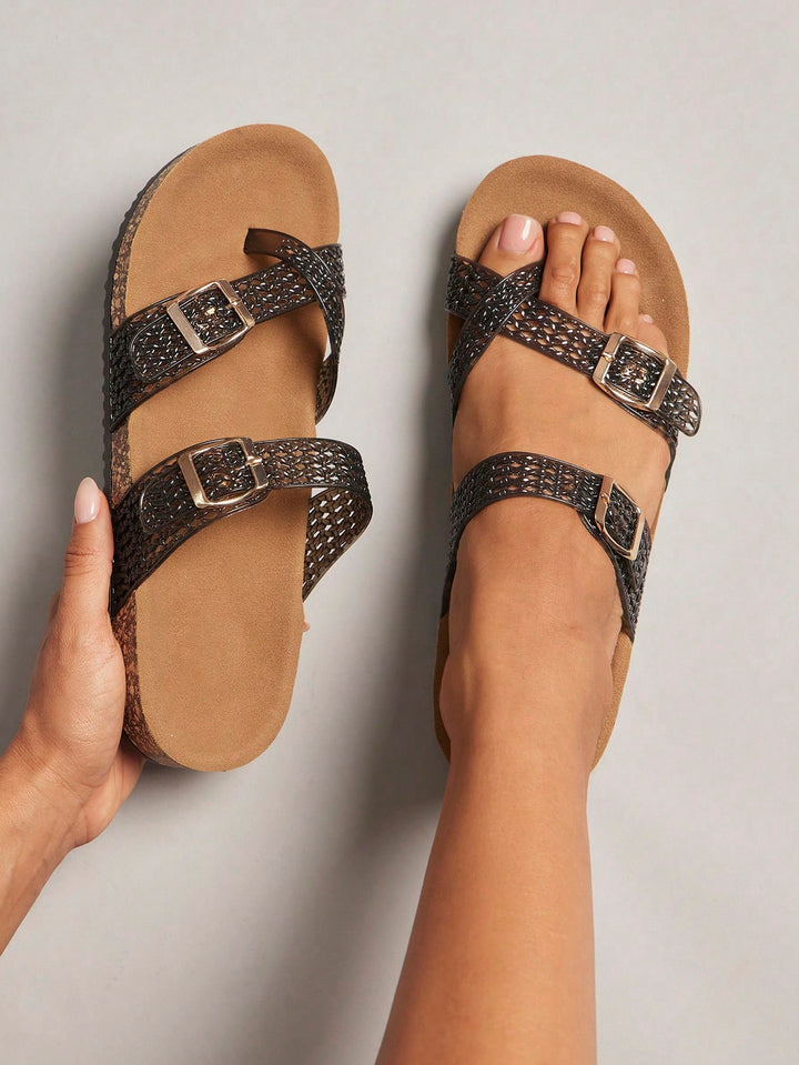 Sandale SHEIN, negru