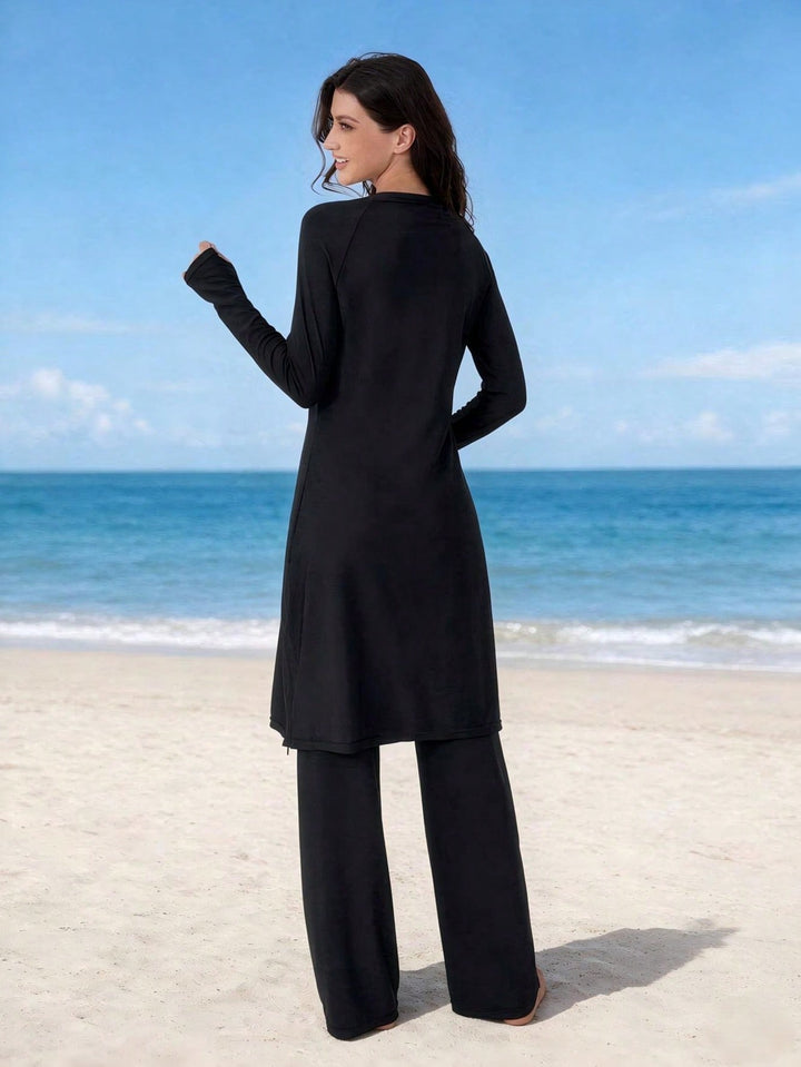 Costum de baie SHEIN, negru