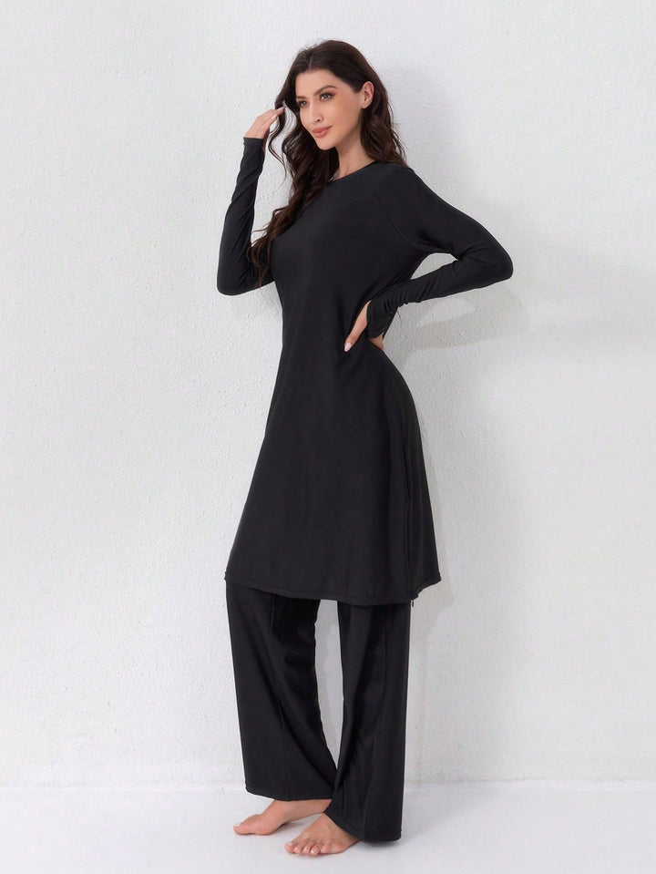 Costum de baie SHEIN, negru