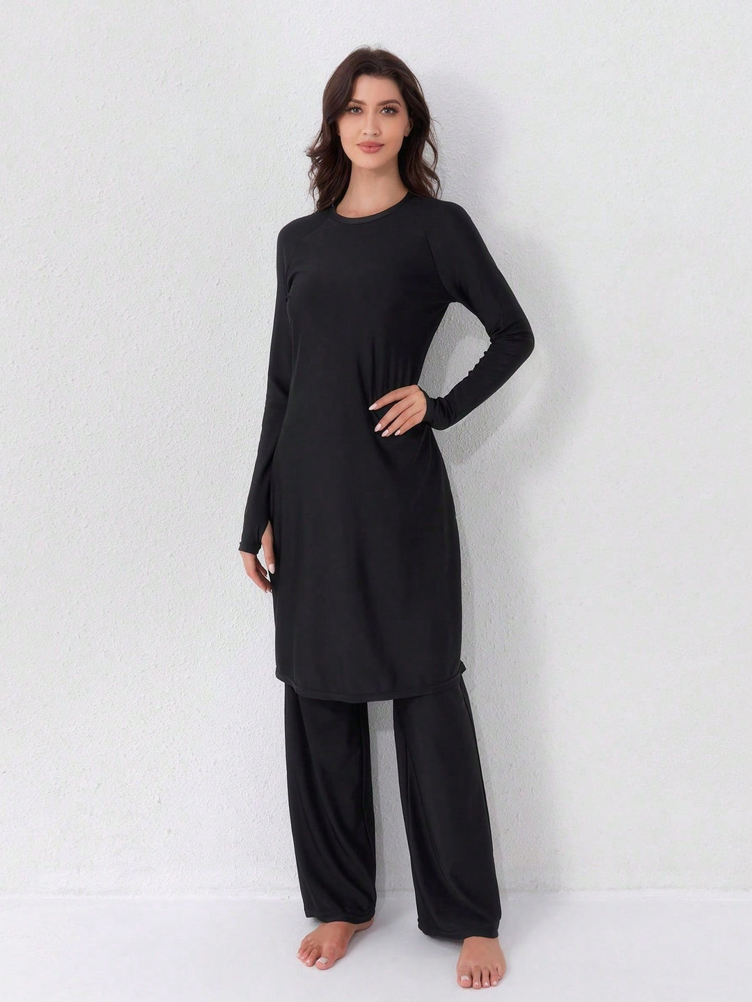 Costum de baie SHEIN, negru