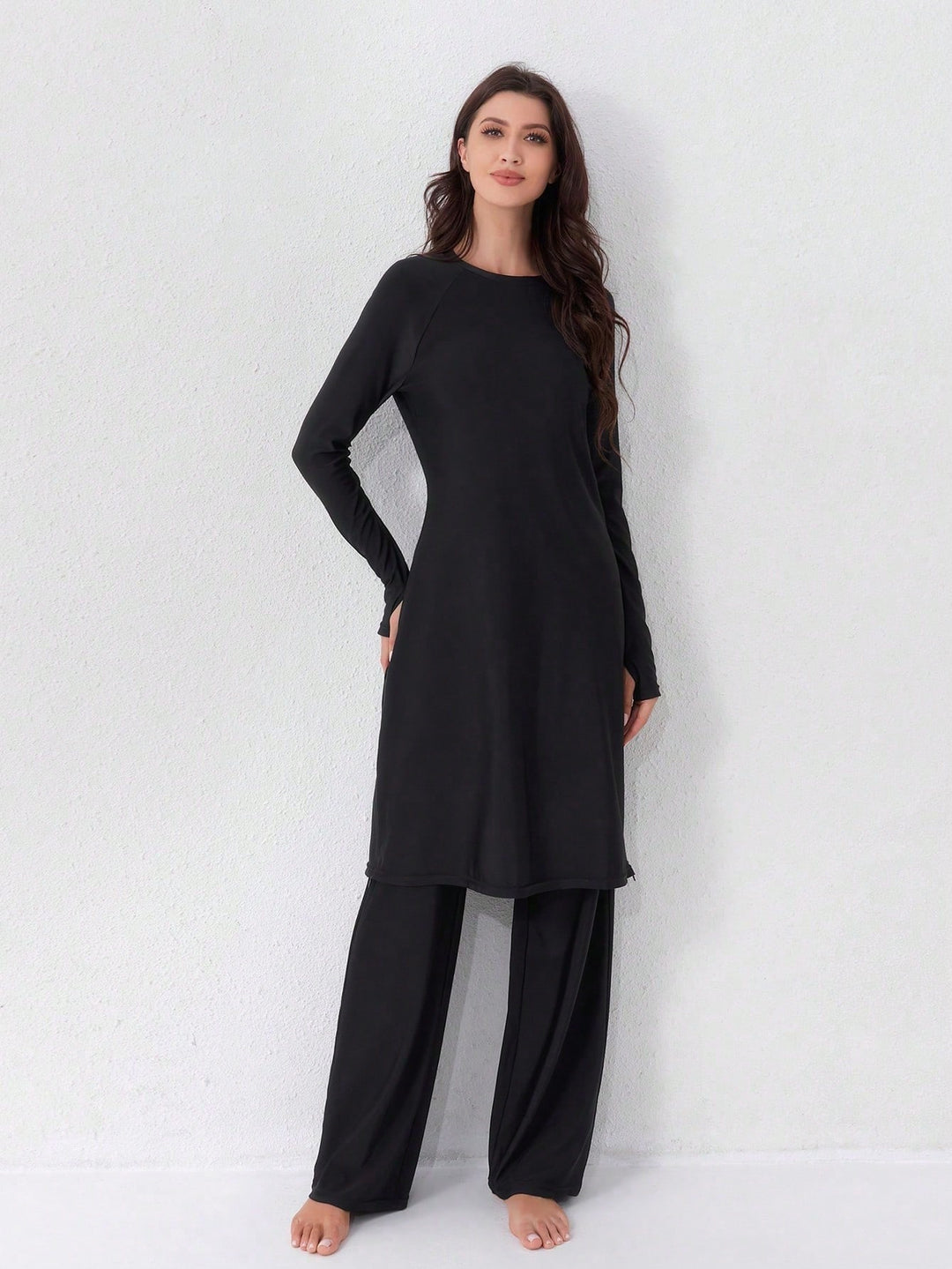 Costum de baie SHEIN, negru